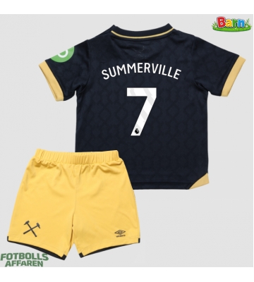 West Ham United Crysencio Summerville #7 Tredjeställ Barn 2025-26 Kortärmad (+ Korta byxor)
